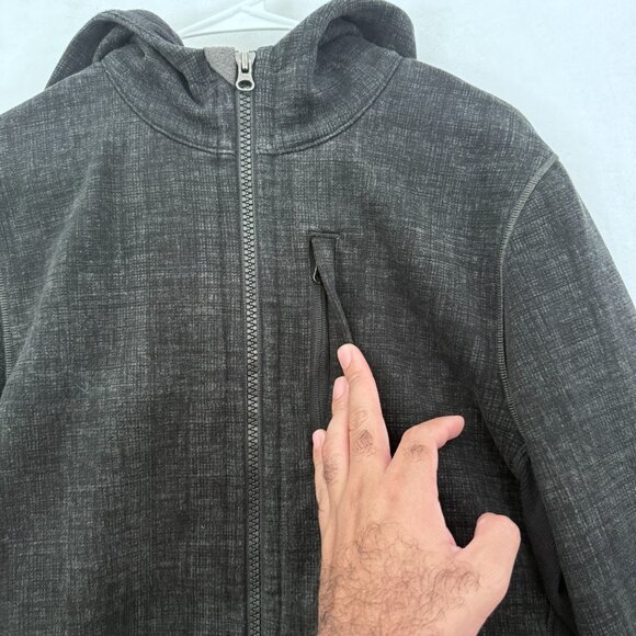 Lululemon Scuba Hoodie Mens M Gray Full Zip Heavyweight Sweatshirt Fleece - Picture 8 of 9